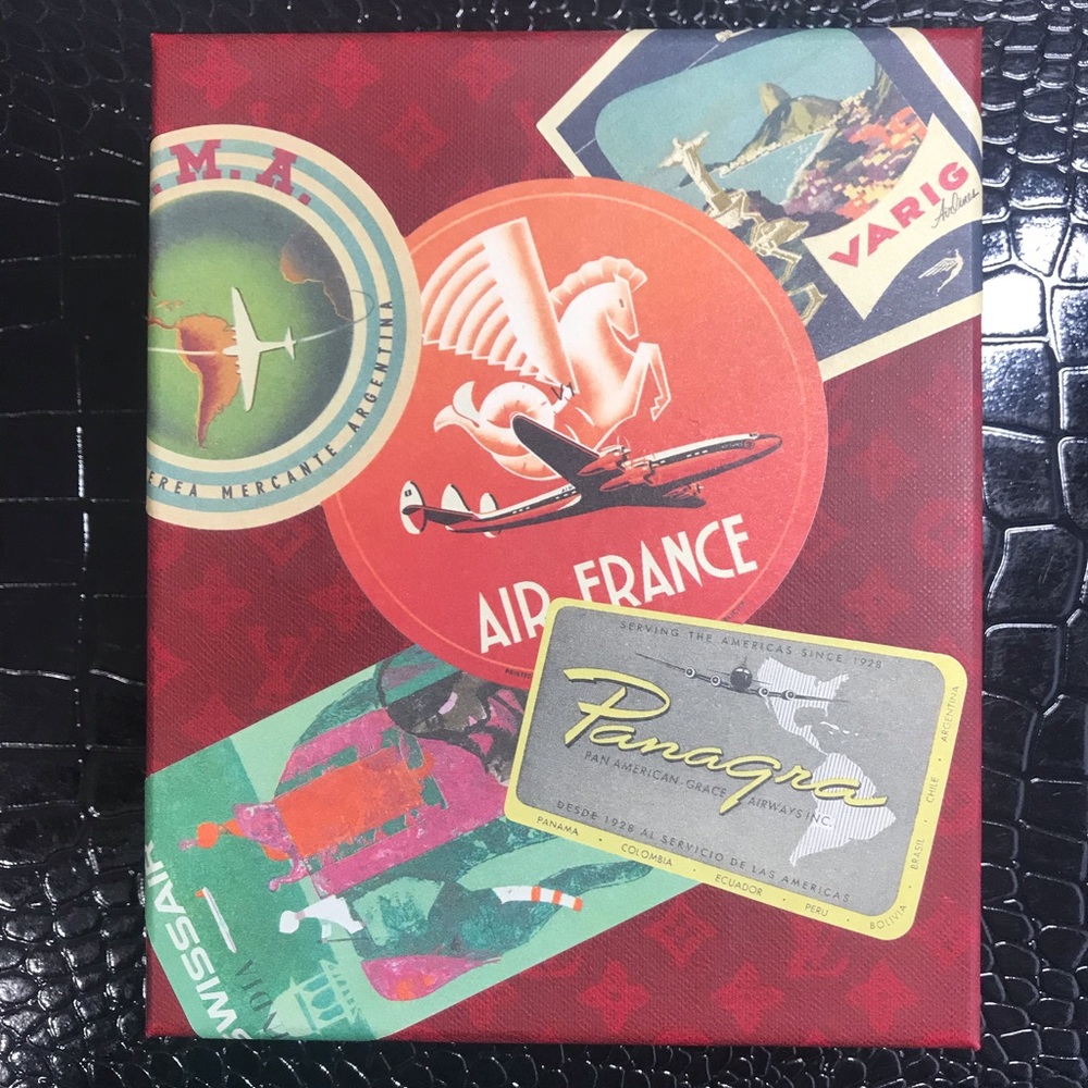 LOUIS VUITTON 30 Post Airlines Labels - Picture 1 of 9